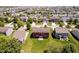 Aerial view showcases the expansive neighborhood and this home's prime location at 6212 N Woods Edge Dr, McCordsville, IN 46055