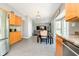 Open-concept kitchen seamlessly connects to the adjacent dining and living areas at 6212 N Woods Edge Dr, McCordsville, IN 46055