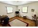 Bright bedroom with hardwood floors and ample natural light at 641 Lawndale Dr, Plainfield, IN 46168