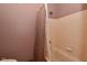 Tub and shower area with shower curtain at 6567 Kings Ct, Avon, IN 46123
