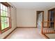 Neutral bedroom with carpet and natural light at 6567 Kings Ct, Avon, IN 46123