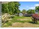 Backyard view with a well-maintained lawn at 8120 E 11Th St, Indianapolis, IN 46219
