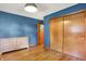 Comfortable bedroom with hardwood floors, and closet space at 8230 Linda Leigh Ln, Indianapolis, IN 46217