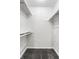 This walk-in closet features carpeting, shelving, and a hanging rod at 8510 E Mcgregor Rd, Indianapolis, IN 46259