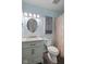 Stylish bathroom with modern fixtures, decorative lighting, and a combination shower and tub at 8513 S 575 W, Morgantown, IN 46160