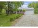 Charming home with stone accents, attached garage, and a well-maintained front yard at 8513 S 575 W, Morgantown, IN 46160