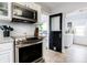 Close up on stainless steel oven in modern kitchen at 1207 Chestnut St, Columbus, IN 47201