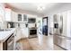 Kitchen with stainless steel appliances and ample cabinet space at 1207 Chestnut St, Columbus, IN 47201