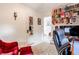 Comfortable living room with many bookshelves, large carpet, and stylish decor throughout at 1207 Chestnut St, Columbus, IN 47201