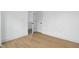 Unfurnished bedroom includes wood floors and closet at 1231 Marlowe Ave, Indianapolis, IN 46202