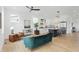 Open floor plan showcasing living room and kitchen with modern finishes and ample natural light at 1231 Marlowe Ave, Indianapolis, IN 46202
