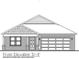 Charming single-story home with a brick facade, inviting entrance, and attached two-car garage at 1266 Foxtail Ln, Greenwood, IN 46143