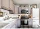 Well-appointed kitchen with modern appliances, bright countertops, and ample storage at 1426 N Euclid Ave, Indianapolis, IN 46201