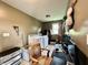 Laundry room equipped with washer, dryer, and a workspace at 1570 S Harriet St, Martinsville, IN 46151