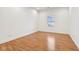 Inviting bedroom with window allowing for great natural light and hardwood floors at 1804 Spann Ave, Indianapolis, IN 46203