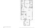 Detailed floor plan of the home layout with labeled rooms and dimensions at 1804 Spann Ave, Indianapolis, IN 46203