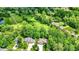 Picturesque aerial view of homes nestled in a lush, green neighborhood with a golf course at 1860 Red Fox E Ct, Martinsville, IN 46151