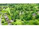 Aerial view of neighborhood houses and golf course at 1860 Red Fox E Ct, Martinsville, IN 46151