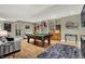 Finished basement featuring a pool table, comfortable seating, and stylish decor for entertainment at 1860 Red Fox E Ct, Martinsville, IN 46151