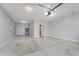 Spacious garage featuring a large open area for multiple vehicles and storage space at 18630 Goldwater Rd, Westfield, IN 46062