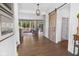 Welcoming foyer with hardwood floors, an open layout, and access to the main living areas at 20400 Chatham Hills Blvd, Westfield, IN 46074