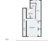 Detailed floor plan showing the layout of the main bedroom suite and its dimensions at 2134 N Alabama St, Indianapolis, IN 46202