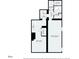 Detailed floor plan showing the layout of the basement and its dimensions at 2134 N Alabama St, Indianapolis, IN 46202