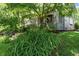 A beautiful front yard with lush daylilies and a mature shade tree in a peaceful setting at 2134 N Alabama St, Indianapolis, IN 46202
