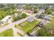 Aerial view of home featuring fenced yard, mature trees and close to shopping at 2230 Pleasant St, Indianapolis, IN 46203