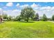 Vast backyard with large tree and room to roam, complete with storage shed at 4197 E 250 S, Franklin, IN 46131