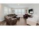 Comfortable living room with plush seating, large windows, and a warm ambiance perfect for relaxing or entertaining at 5020 Eldon Dr, Noblesville, IN 46062