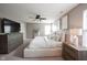 Main bedroom featuring a dresser with a TV and neutral colored furniture at 5824 W Commonview Dr, McCordsville, IN 46055