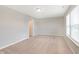Bedroom features neutral walls and carpeted floor at 6410 Avacado Dr, Indianapolis, IN 46217