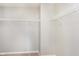 Walk-in closet with white wire shelving at 6410 Avacado Dr, Indianapolis, IN 46217
