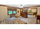 Bright bedroom with natural light, a ceiling fan and a mirrored closet at 6794 E Ann St, Camby, IN 46113