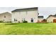 Green backyard featuring a trampoline and a picnic table, perfect for Gathering fun and outdoor activities at 7604 Cloudy Ct, Camby, IN 46113