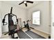 Home gym featuring workout equipment and natural light from a window at 7604 Cloudy Ct, Camby, IN 46113