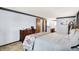 Inviting main bedroom with carpeted floors and ensuite bathroom access at 7670 Lippincott Way, Indianapolis, IN 46268
