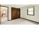 Standard bedroom with a double door closet and light from the window at 781 Dayton Dr, Carmel, IN 46033