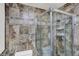 Stylish shower with a glass enclosure, tiled walls, and modern fixtures offering a spa-like experience at 781 Dayton Dr, Carmel, IN 46033