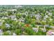 Picturesque aerial view of a neighborhood featuring mature trees and well-maintained homes in a serene setting at 7835 E 50Th St, Indianapolis, IN 46226