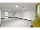 Spacious basement, newly carpeted, ideal for recreation or storage at 7835 E 50Th St, Indianapolis, IN 46226