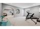 Finished basement featuring neutral walls and carpet with workout area at 9311 Windrift Way, Zionsville, IN 46077