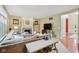 Comfortable living room features a fireplace, large sectional, and stylish decor at 9311 Windrift Way, Zionsville, IN 46077