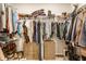 Walk-in closet with built-in shelves, hanging rods, and plenty of storage space at 965 Astor Ln, Carmel, IN 46032
