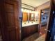The full bathroom features double sinks and decor at 1026 Summer Way Dr, Shelbyville, IN 46176