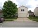 Charming two-story home with a well-maintained front yard and a two-car garage at 10795 Albertson Dr, Indianapolis, IN 46231