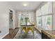 Bright dining area with lots of windows at 10988 Eaton Ct, Fishers, IN 46038