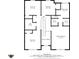Second floorplan featuring bedrooms, bathrooms, and walk-in closet layouts at 10988 Eaton Ct, Fishers, IN 46038