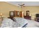 Spacious main bedroom with a king-size bed and generous closet space, offering comfort and convenience at 14814 Beacon Blvd, Carmel, IN 46032